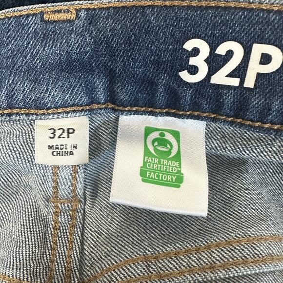 J Crew Slim Boyfriend Jeans Women Size 32 Petite Medium Wash Denim Stretch Crop - Picture 8 of 12